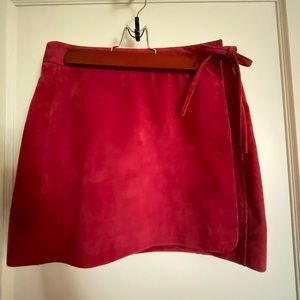Sezane suede mini skirt, size 8